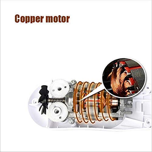 deevudi Electric 7 Speed Hand Mixer with 4 Pieces Stainless Blender, Bitter for Cake/Cream Mix, Food Blender, Beater for Kitchen || Beater for Cake, white, MEDIUM